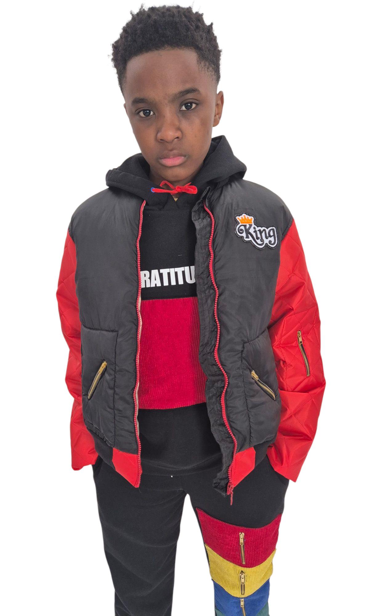 'REMEMBER WHO YOU ARE' BOMBER JACKET
